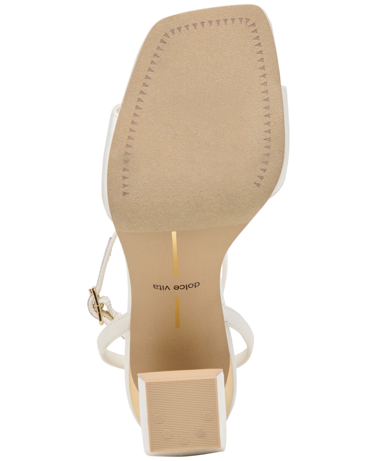 Dolce Vita Tilda Heels True White Satin In White