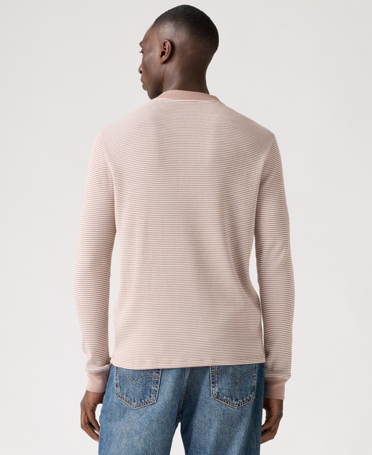 Levi's Levis Men's Long-sleeve Thermal Henley Shirt In Neutral