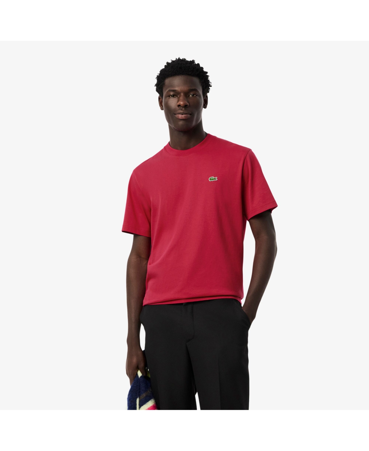 Lacoste Men's Classic Fit Short Sleeve Crewneck Logo T-Shirt