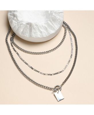 Women's The Interlock Charm Multi-Layer Necklace