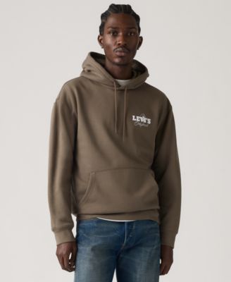 Men's Relaxed Graphic Long-Sleeve Hoodie