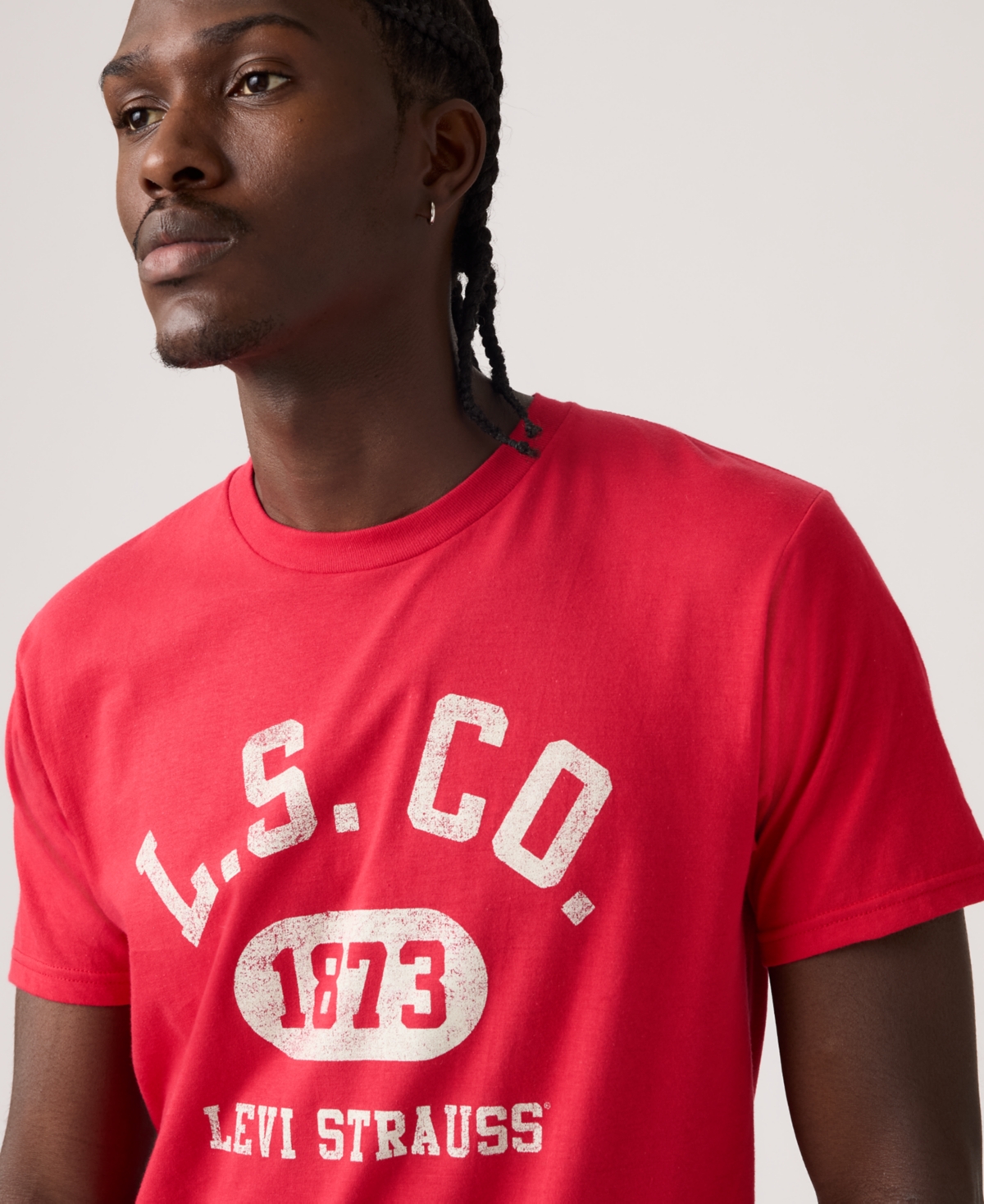 Levi's Men's Relaxed-fit Logo Graphic T-shirts In Red