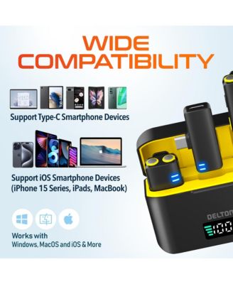 M27 USB-C (DLM27C) Wireless Lavalier Microphones