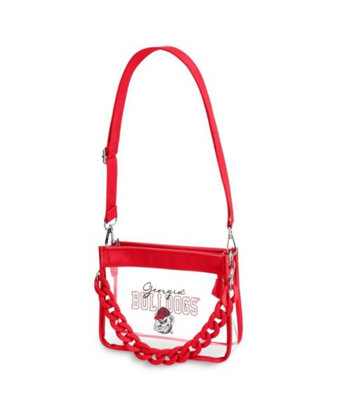 Женская сумка WEAR by Erin Andrews Georgia Bulldogs Plastic Chain Mini Crossbody