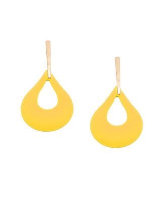 Women's Block Drop Earrings
