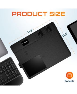 D101 Wireless Charging Mouse Pad with Foldable Phone Stand & Writing Pad (DMP101WC)