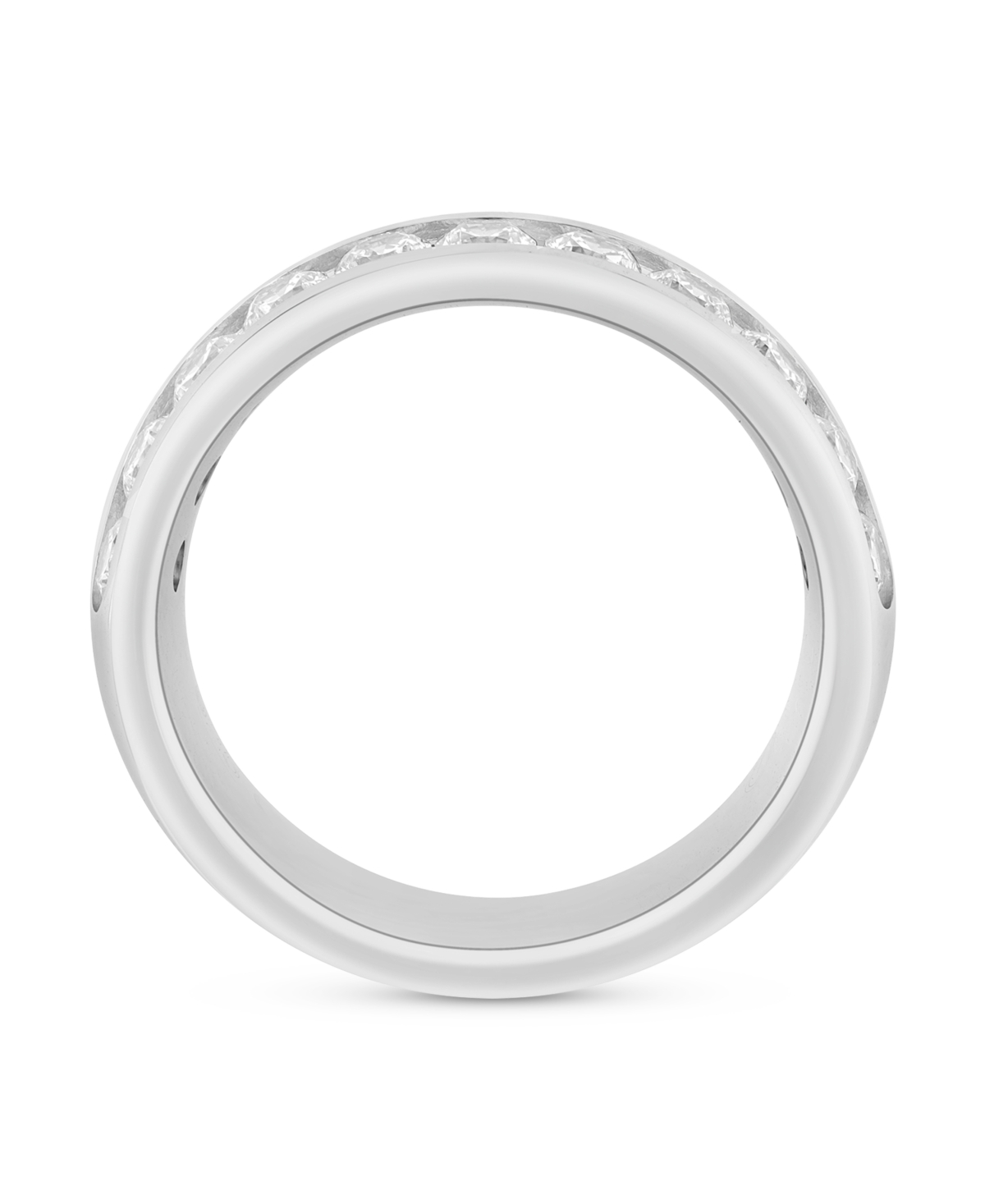 Macy's Lab Grown Diamond Ring (2 Ct. T.w.) In 14k White Or Yellow Gold In White