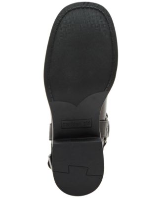 Women's Clarraa Buckled Knee-High Moto Boots