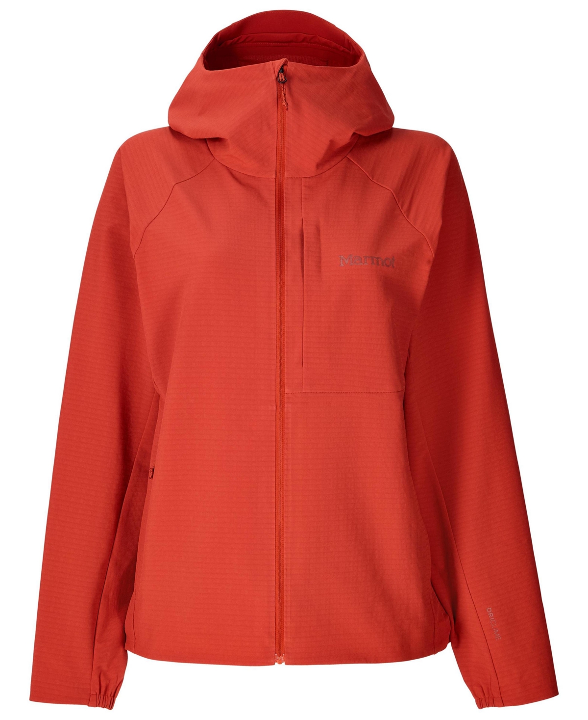 Marmot Women's Pinnacle Driclime Hooded Jacket In Red