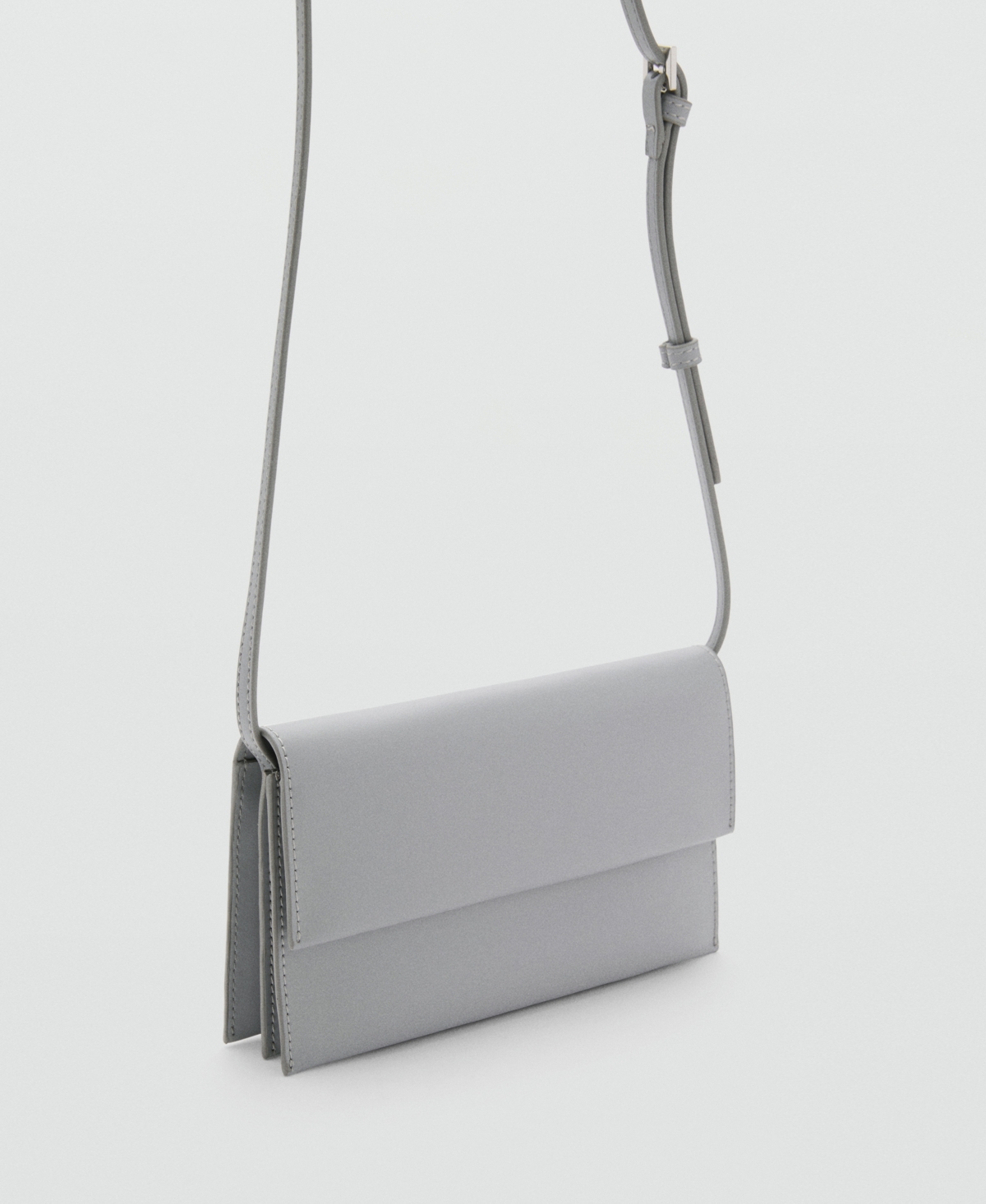 Mango Women's Flap Crossbody Bag In Blue