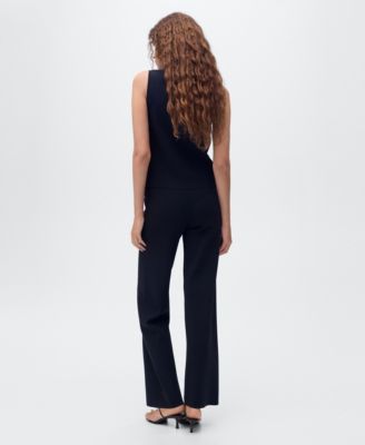 Women's Elastic Waistband Knitted Pants