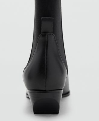 Women's Leather Heeled Boots