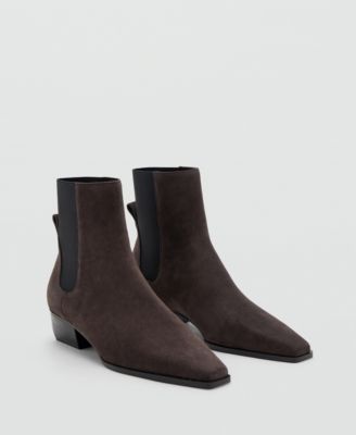 Women's Heel Suede Ankle Boots