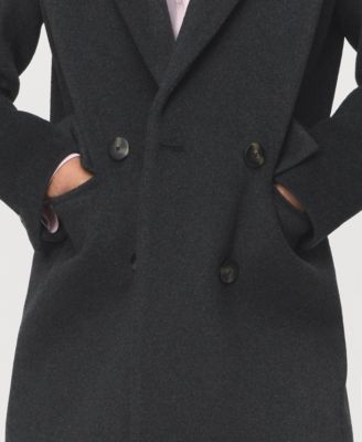 Women's Double-Breasted Wool Coat