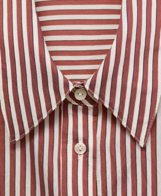 Women's Striped Straight Shirt
