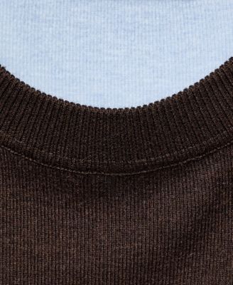 Women's Combined-Design Sweater