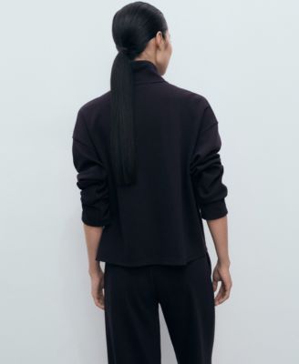 Women's Turtleneck Zipper Sweatshirt