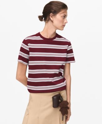 Women's Striped Short-Sleeved T-Shirt