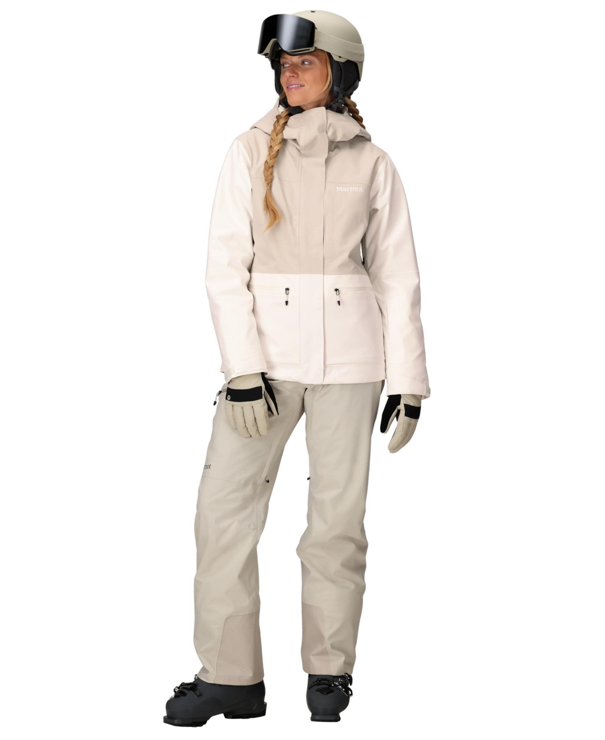 Marmot Women's Insulated Refuge Ski Jacket In Neutral