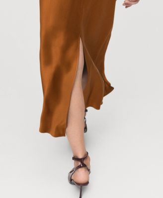 Women's Long Satin Dress