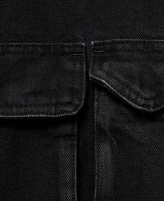 Women's Pockets Oversized Denim Parka