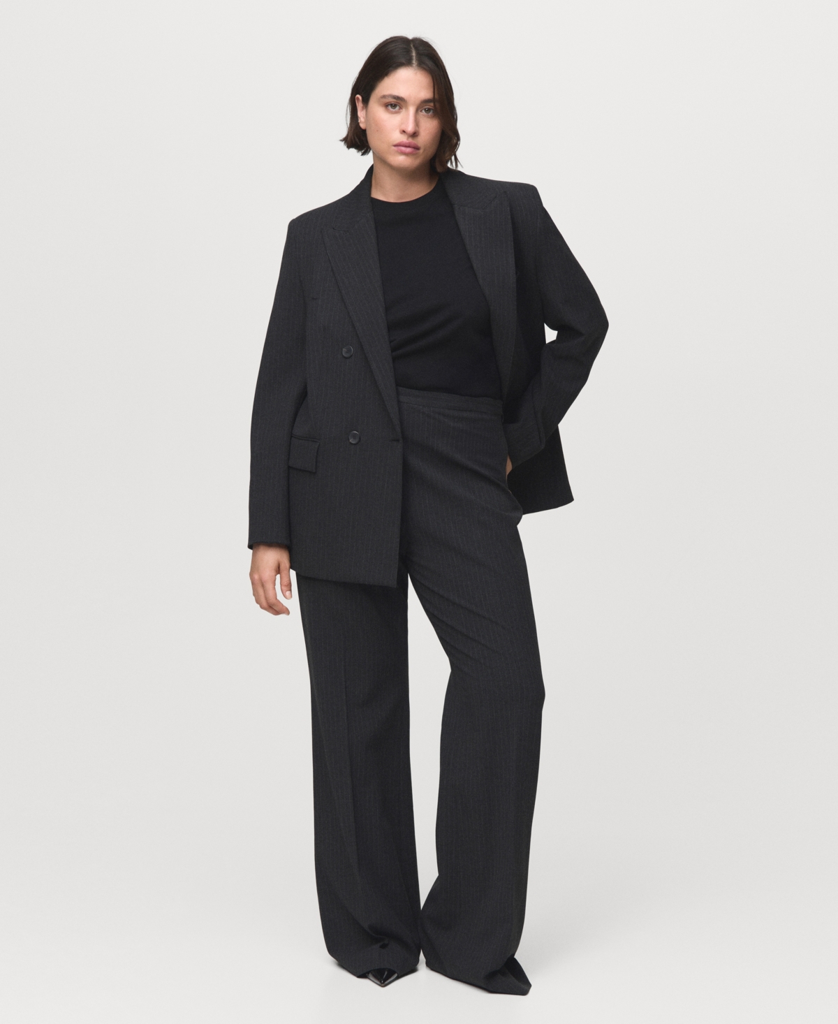 Mango Women's Pinstripe Suit Pants