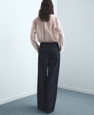 Women's Wide Leg Mid-Rise Jeans