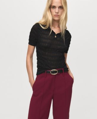Women's Straight Mid-Rise Pants
