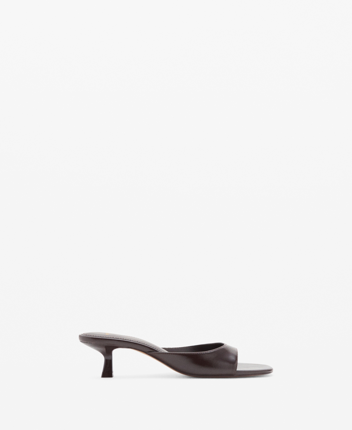 Mango Women's Kitten Heel Sandals In Brown