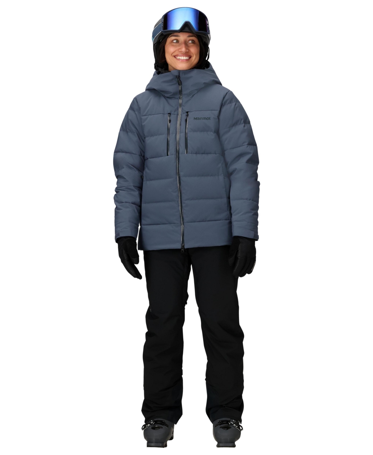 Marmot Women's Hooded Slingshot Jacket In Blue
