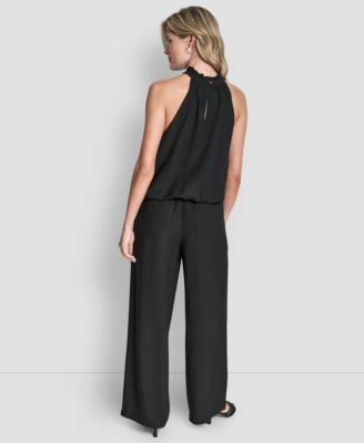 Women's Sleeveless Halter-Neck Top