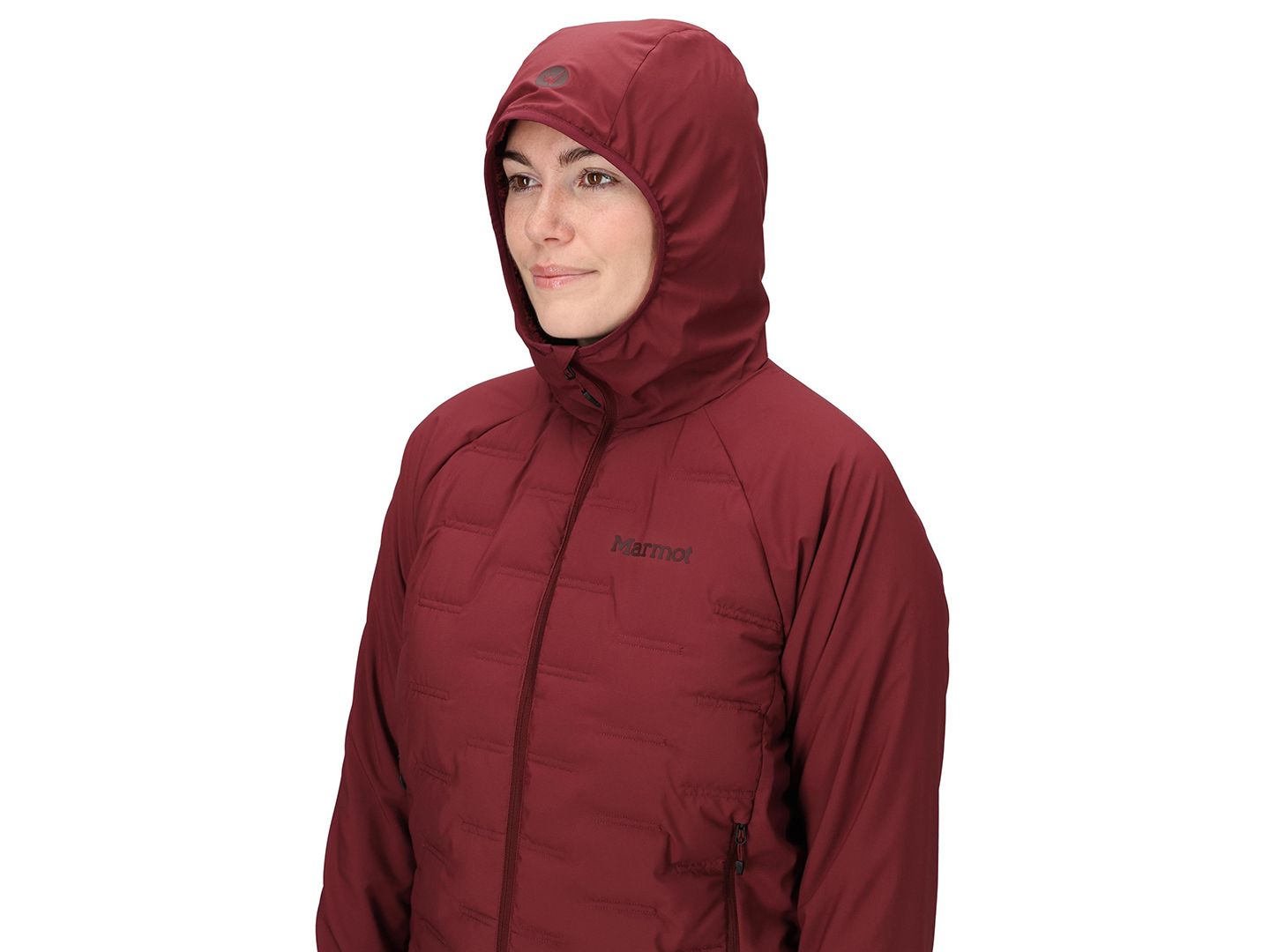 Женская худи Marmot WarmCube Active Aerothermal, цвет: Ягодный — фото 5