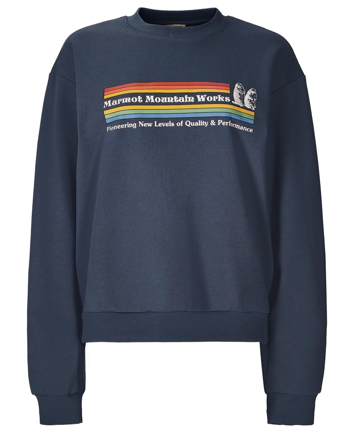 Marmot Women's Crewneck Long Sleeve Sweatshirt In Blue