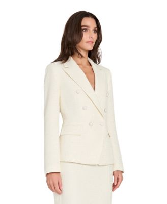 Women's Peak Lapel Boucle Blazer