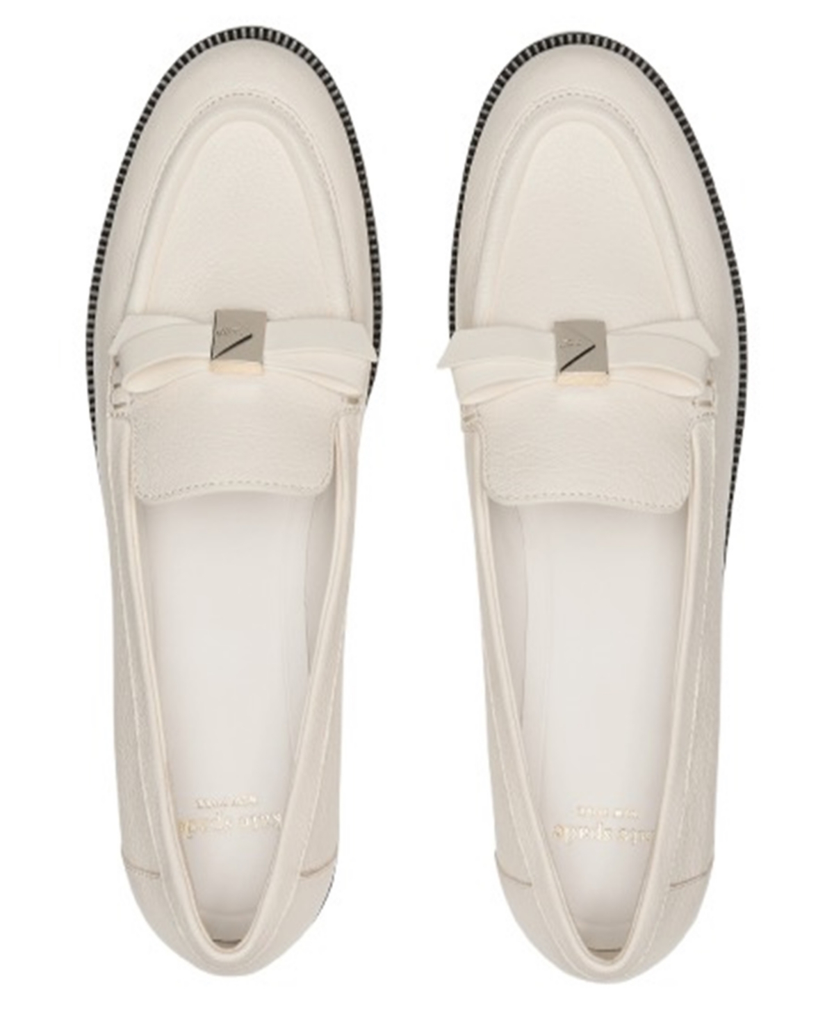 Kate Spade Women's Deco Bow Loafers In Neutral