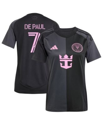 adidas - Women's Rodrigo De Paul Black Inter Miami CF 2025 The Fortitude Kit Replica Player Jersey