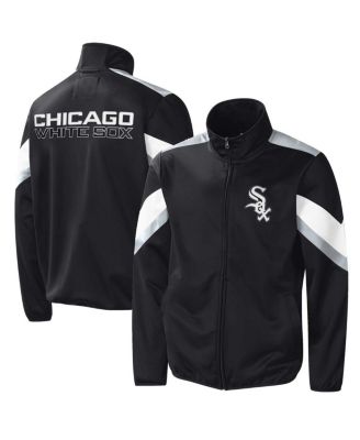G-III Sports by Carl Banks - Men's Black Chicago White Sox Earned Run Full-Zip Jacket