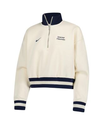 Women's Natural Syracuse Orange Phoenix Fleece Half-Zip Sweatshirt