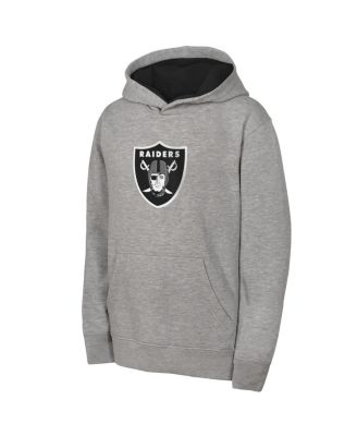 Outerstuff - Big Boys and Girls Gray Las Vegas Raiders Prime Hoodie