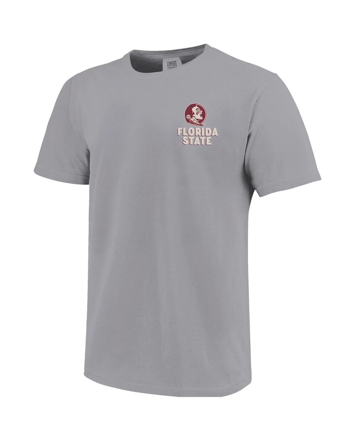 Image One Big Boys And Girls Gray Florida State Seminoles Local Campus Scene T-shirt In Gray