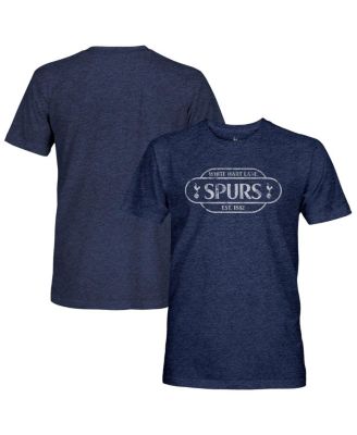 1863FC - Men's Heather Navy Tottenham Hotspur Landmark Twisted Tri-Blend Slub T-Shirt