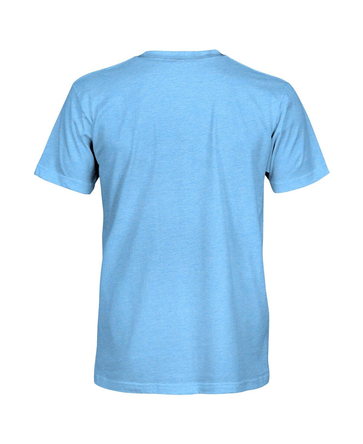 1863fc Men's Light Blue West Ham United Left Mono Badge Vintage Tri-blend T-shirt In Blue