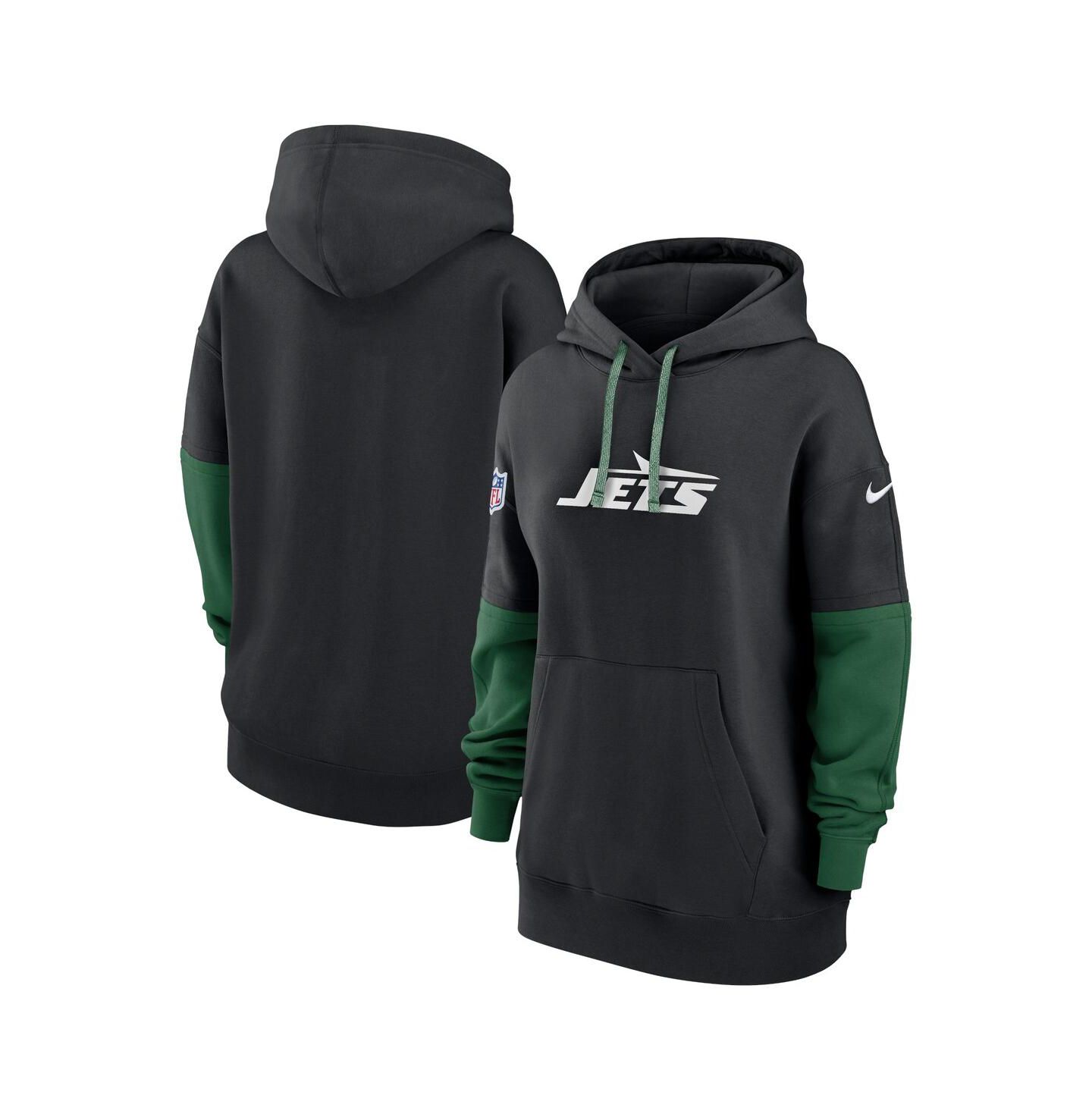 Женское худи Nike Black New York Jets Sideline Essential — фото 1