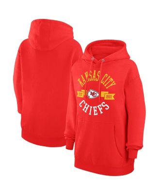 G-III 4Her by Carl Banks - Women's Red Kansas City Chiefs City Graphic Team Fleece Pullover Hoodie