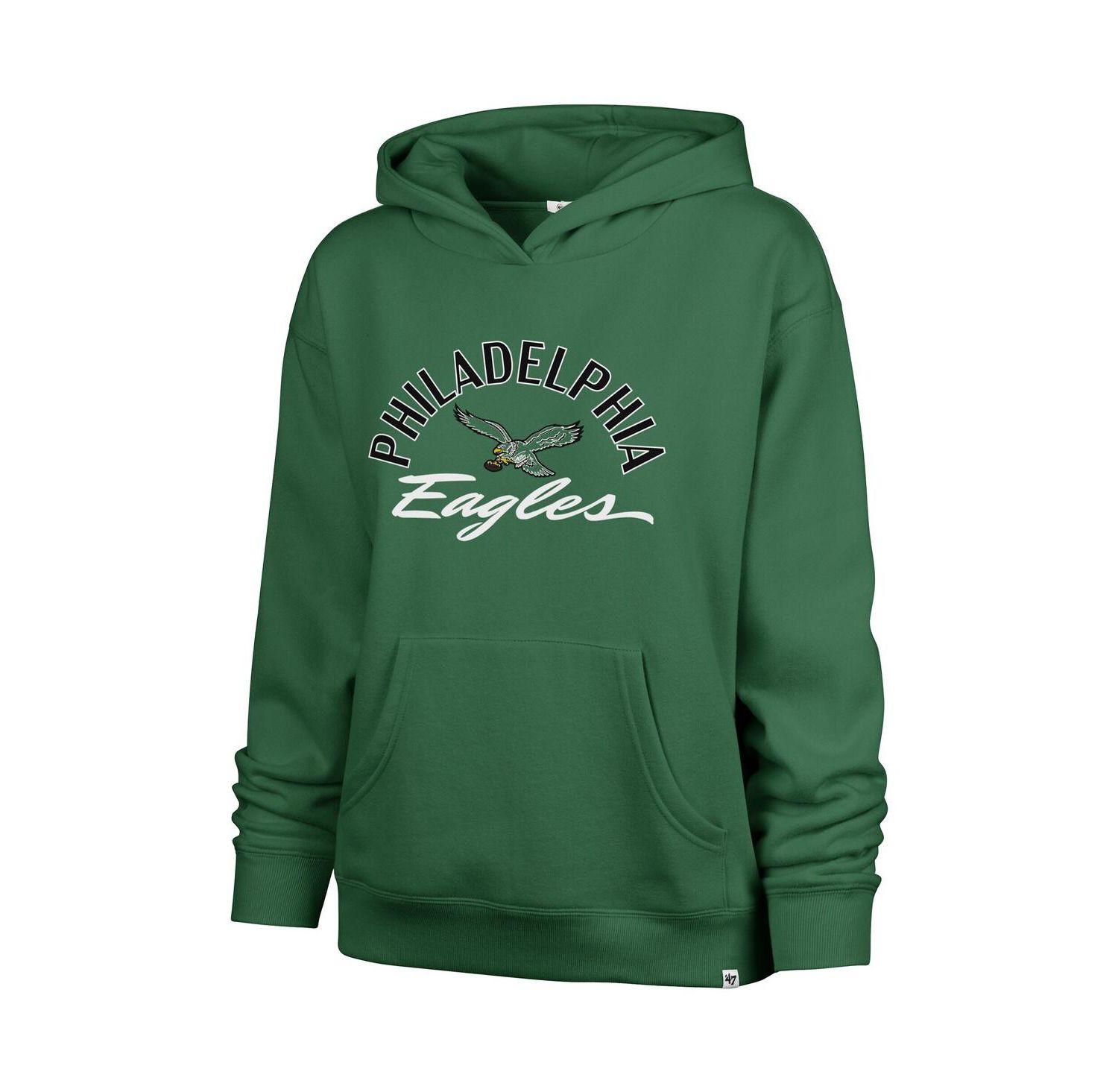 Women's Kelly Green Philadelphia Eagles Plus Size Whirlwind Naomi Hoodie