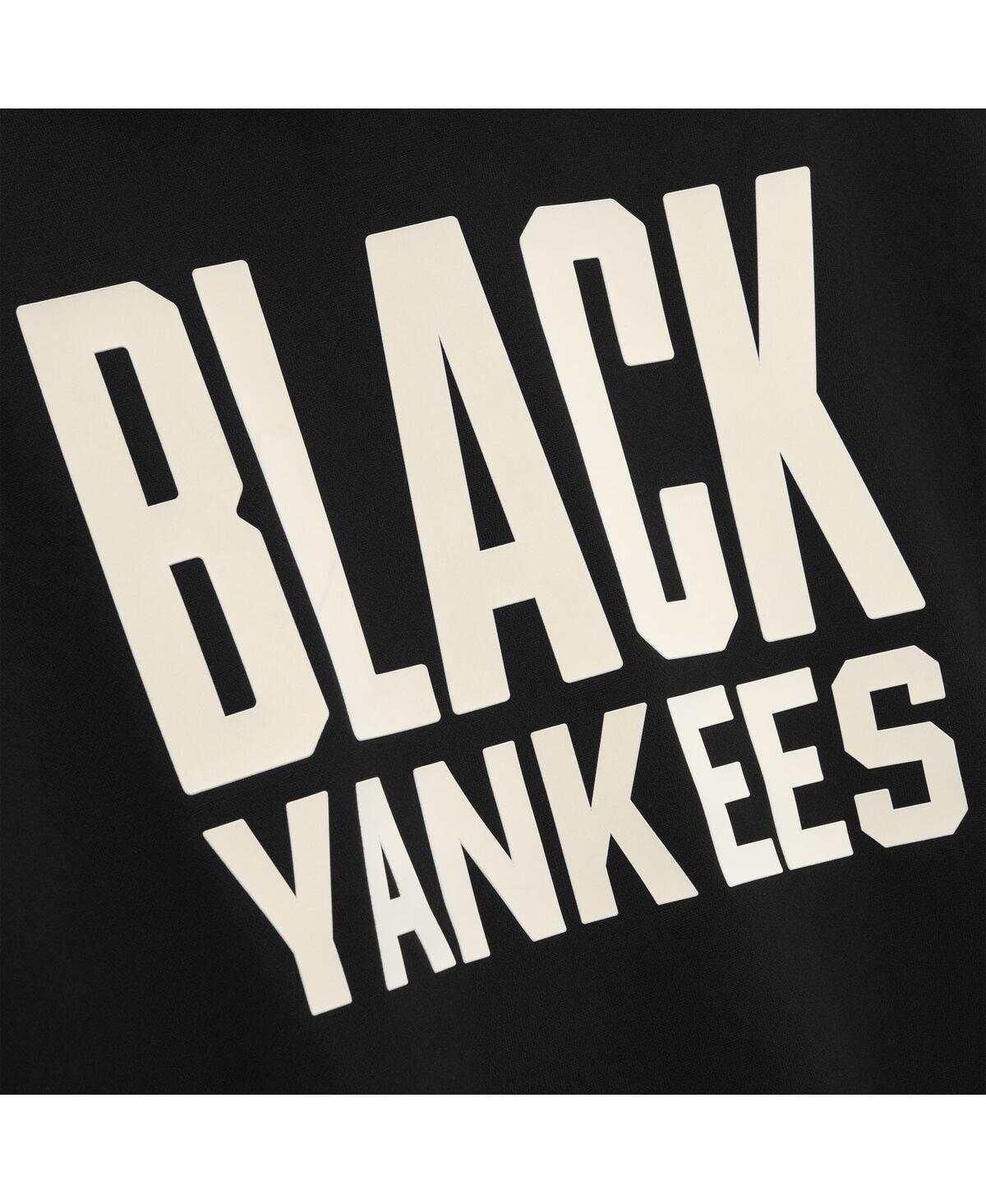Fear Of God Men's Black Yankees Black Negro Leagues Baseball Museum Fleece Pullover Hoodie In Black