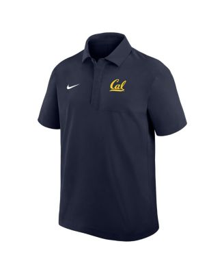 Men's Navy Cal Bears Woven Polo Shirt