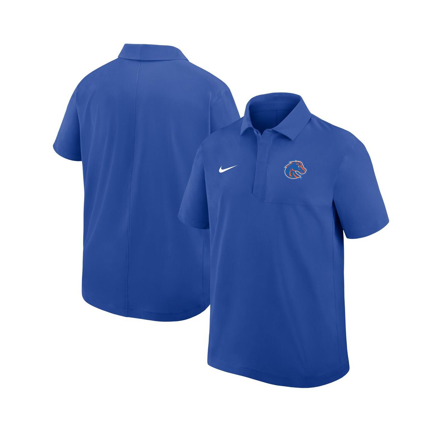 Men's Royal Boise State Broncos Woven Polo Shirt