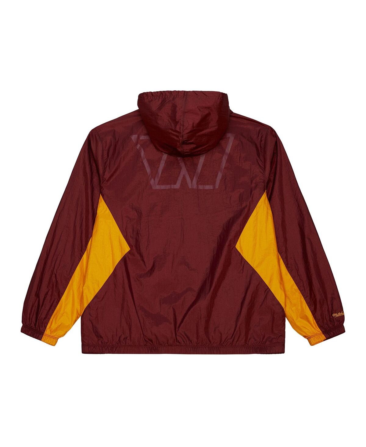 Mitchell & Ness Men's Burgundy Washington Commanders Playmaker Full-zip Windbreaker Jacket In Burgundy