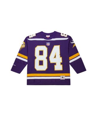 Mitchell & Ness - Men's&nbsp;Randy Moss Purple Minnesota Vikings Maxed Out Fashion Hockey Jersey